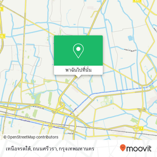 เหนือจรดใต้, ถนนศรีวรา แผนที่