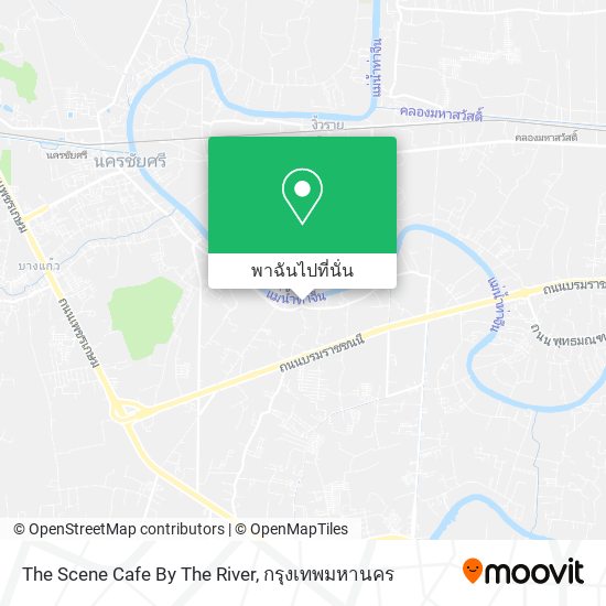 The Scene Cafe By The River แผนที่