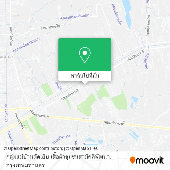 กลุ่มแม่บ้านตัดเย็บ-เสื้อผ้าชุมชนสามัคคีพัฒนา แผนที่
