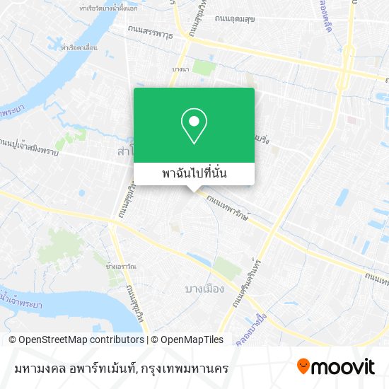 มหามงคล อพาร์ทเม้นท์ แผนที่