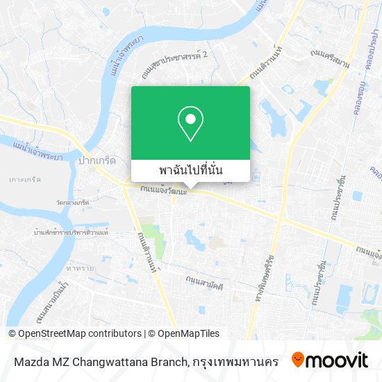 Mazda MZ Changwattana Branch แผนที่