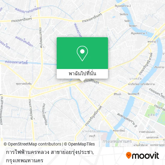 การไฟฟ้านครหลวง สาขาย่อยรุ่งประชา แผนที่