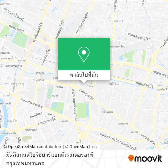 มัลลิแกนส์ไอริชบาร์แอนด์เรสเตอรองท์ แผนที่
