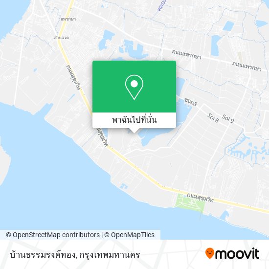 บ้านธรรมรงค์ทอง แผนที่