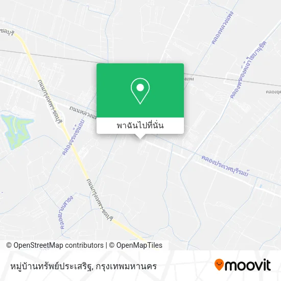 หมู่บ้านทรัพย์ประเสริฐ แผนที่