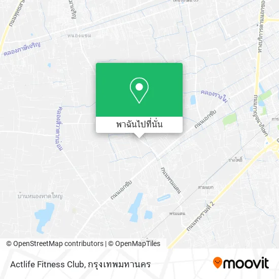 Actlife Fitness Club แผนที่
