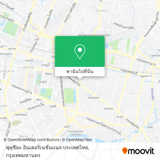 ฟุคุชิมะ อินเตอร์เนชั่นแนล ประเทศไทย แผนที่