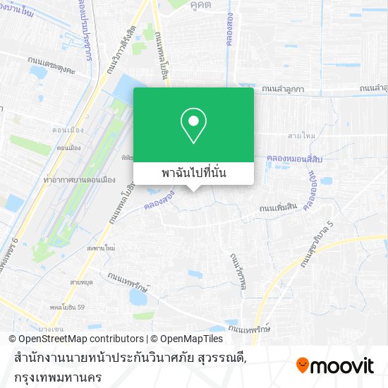 สำนักงานนายหน้าประกันวินาศภัย สุวรรณดี แผนที่