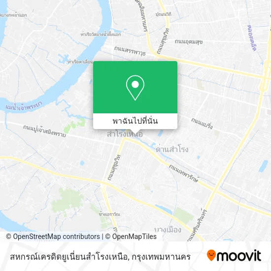 สหกรณ์เครดิตยูเนี่ยนสำโรงเหนือ แผนที่