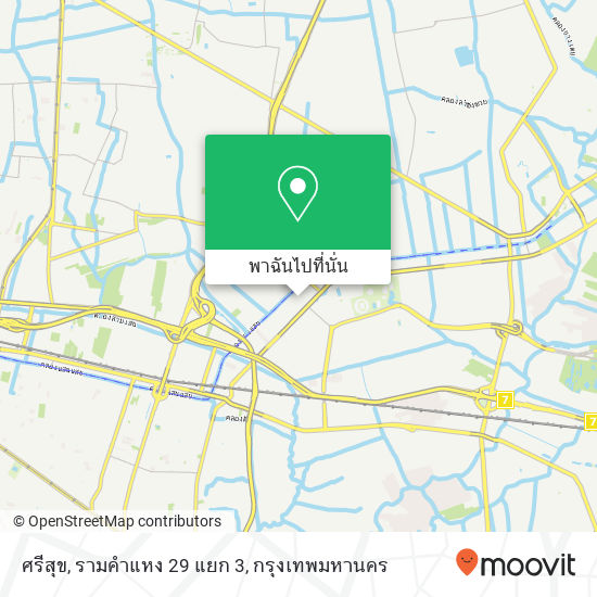 ศรีสุข, รามคำแหง 29 แยก 3 แผนที่