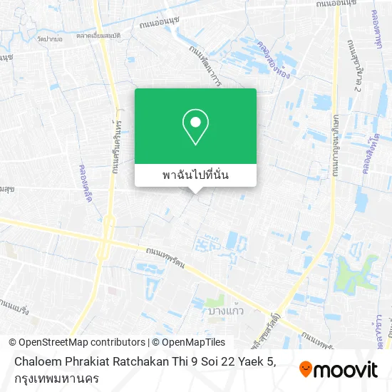 Chaloem Phrakiat Ratchakan Thi 9 Soi 22 Yaek 5 แผนที่
