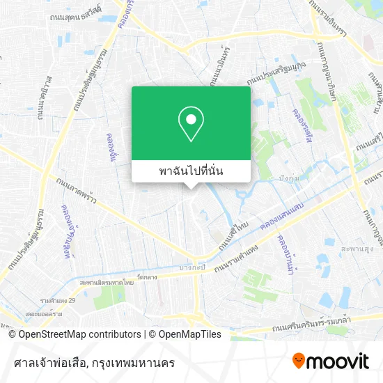 ศาลเจ้าพ่อเสือ แผนที่