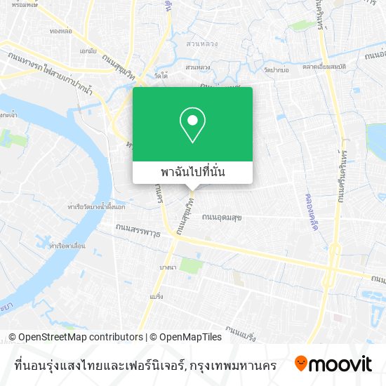 ที่นอนรุ่งแสงไทยและเฟอร์นิเจอร์ แผนที่