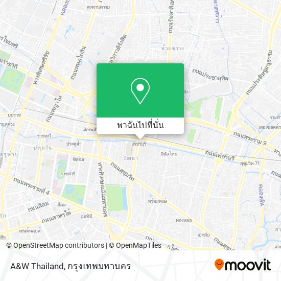 A&W Thailand แผนที่