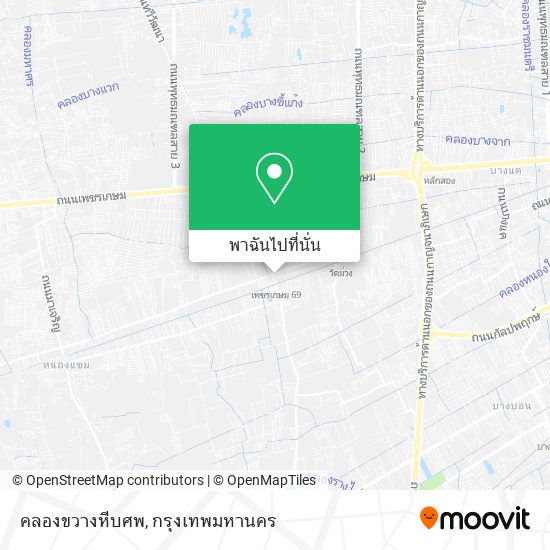 คลองขวางหีบศพ แผนที่