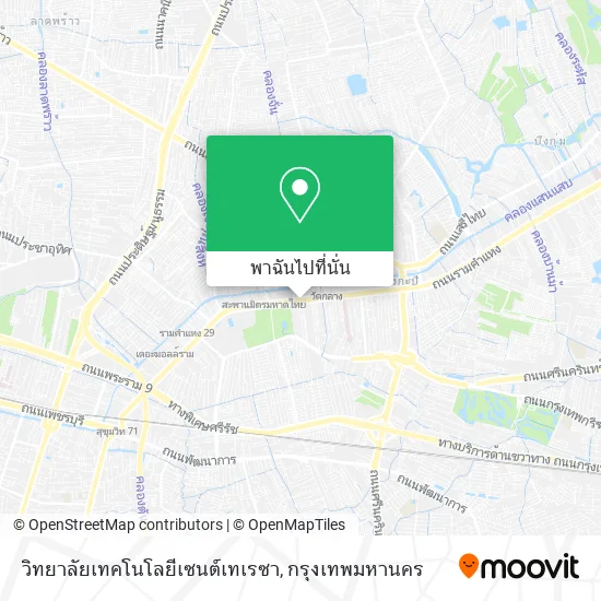 วิทยาลัยเทคโนโลยีเซนต์เทเรซา แผนที่