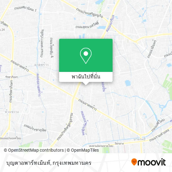 บุญตาอพาร์ทเม้นท์ แผนที่