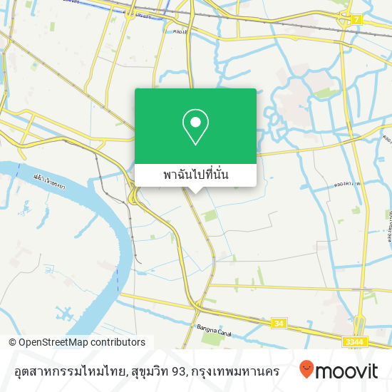 อุตสาหกรรมไหมไทย, สุขุมวิท 93 แผนที่