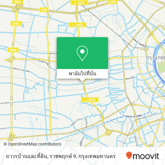 ถาวรบ้านและที่ดิน, ราชพฤกษ์ 9 แผนที่