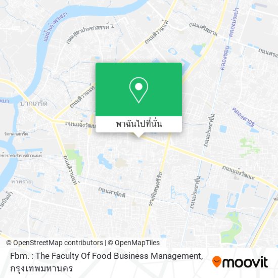 Fbm. : The Faculty Of Food Business Management แผนที่