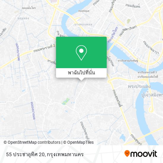 55 ประชาอุทิศ 20 แผนที่