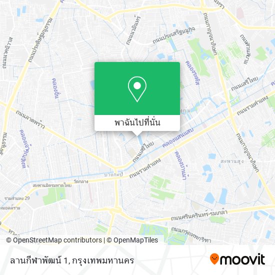 ลานกีฬาพัฒน์ 1 แผนที่