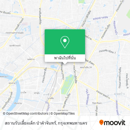 สถานรับเลี้ยงเด็ก ป่าคำจันทร์ แผนที่