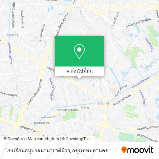 โรงเรียนอนุบาลนานาชาตินีวา แผนที่