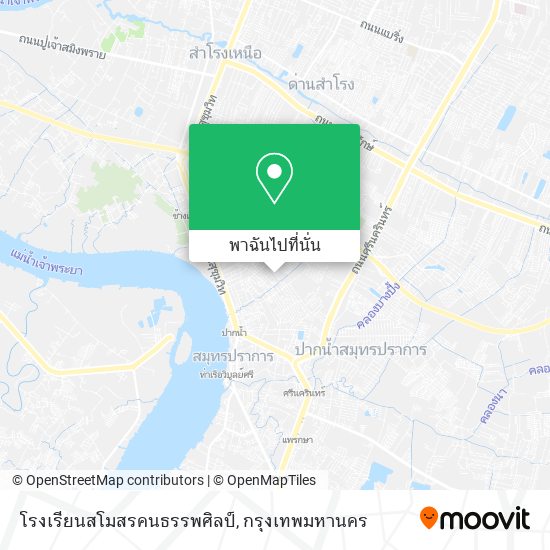 โรงเรียนสโมสรคนธรรพศิลป์ แผนที่