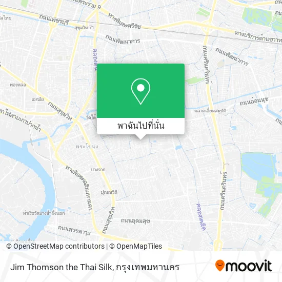 Jim Thomson the Thai Silk แผนที่