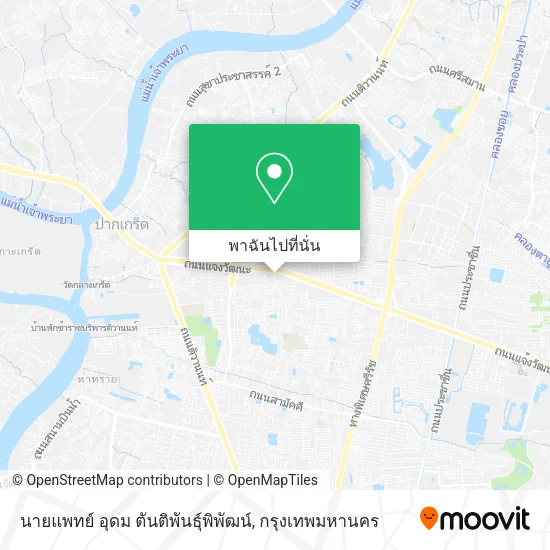 นายแพทย์ อุดม ตันติพันธุ์พิพัฒน์ แผนที่