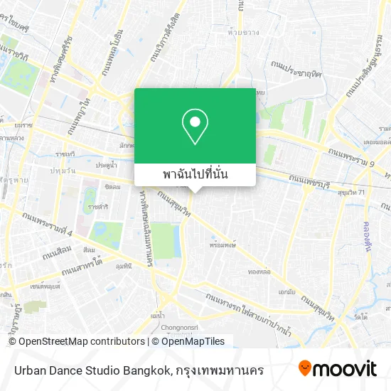 Urban Dance Studio Bangkok แผนที่