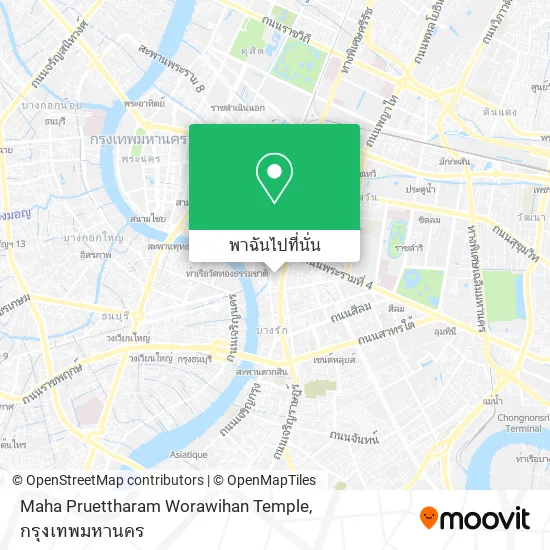 Maha Pruettharam Worawihan Temple แผนที่