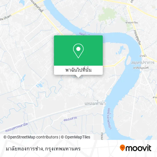 มาลัยทองการช่าง แผนที่