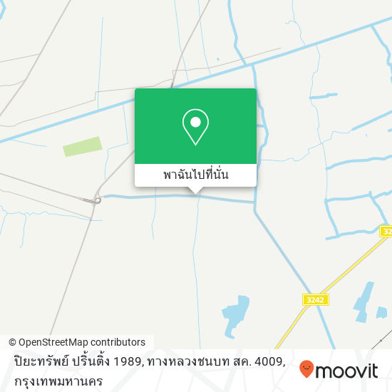 ปิยะทรัพย์ ปริ้นติ้ง 1989, ทางหลวงชนบท สค. 4009 แผนที่