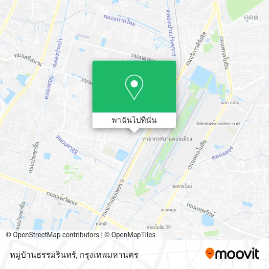 หมู่บ้านธรรมรินทร์ แผนที่