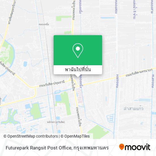 Futurepark Rangsit Post Office แผนที่