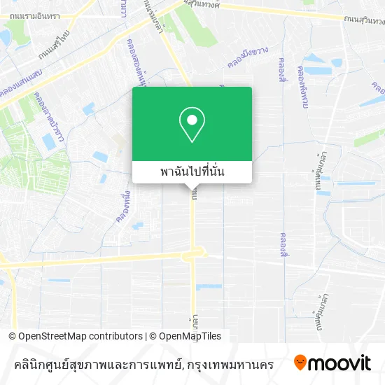 คลินิกศูนย์สุขภาพและการแพทย์ แผนที่