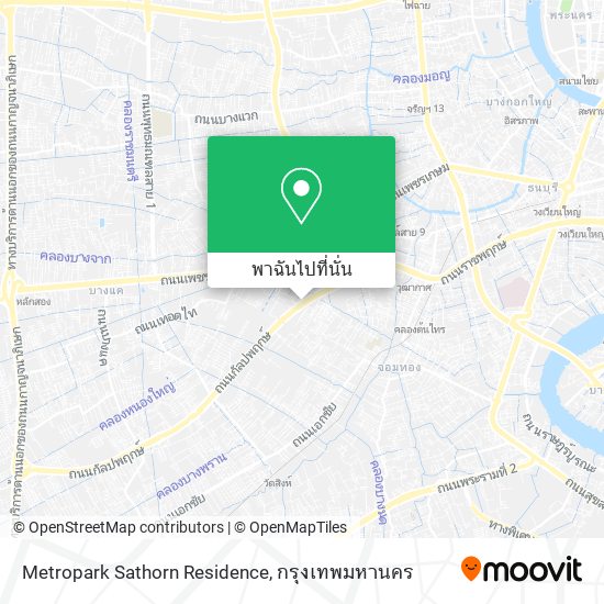 Metropark Sathorn Residence แผนที่