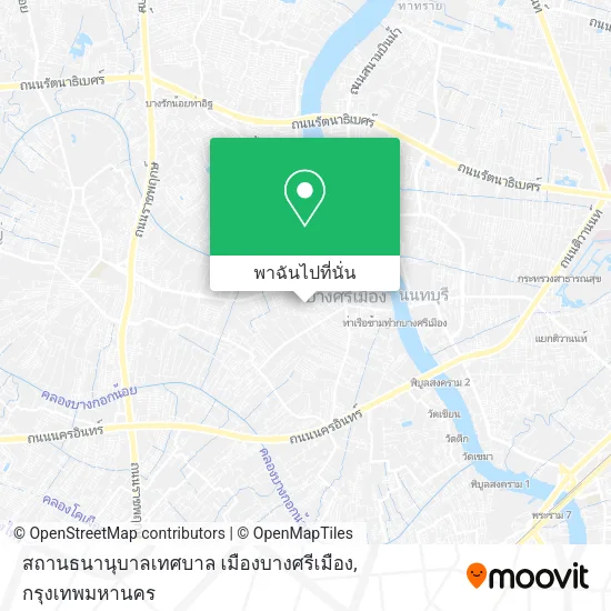สถานธนานุบาลเทศบาล เมืองบางศรีเมือง แผนที่