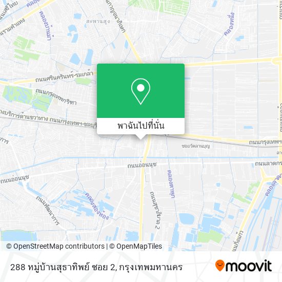 288 หมู่บ้านสุธาทิพย์ ซอย 2 แผนที่