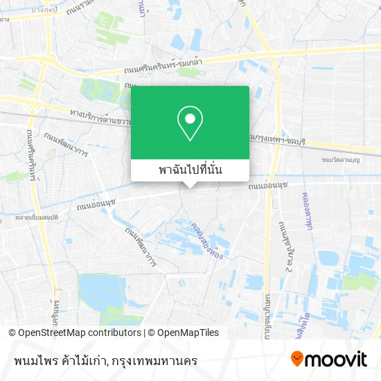 พนมไพร ค้าไม้เก่า แผนที่