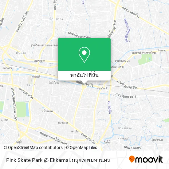 Pink Skate Park @ Ekkamai แผนที่