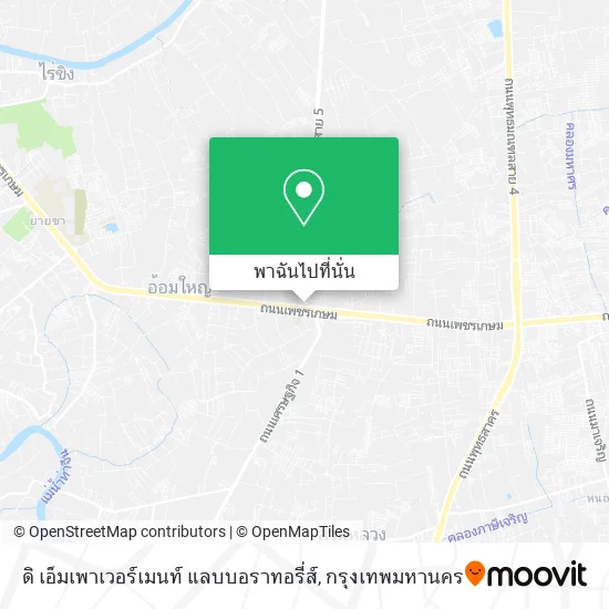 ดิ เอ็มเพาเวอร์เมนท์ แลบบอราทอรี่ส์ แผนที่