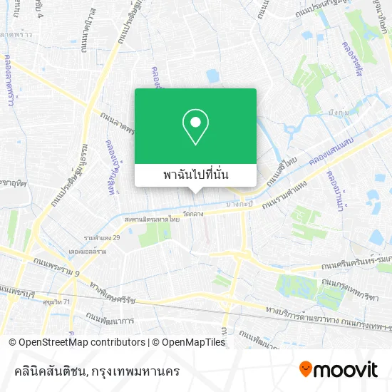 คลินิคสันติชน แผนที่