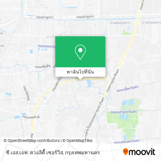 ซี.เอส.เอฟ. ควอลิตี้ เซอร์วิส แผนที่