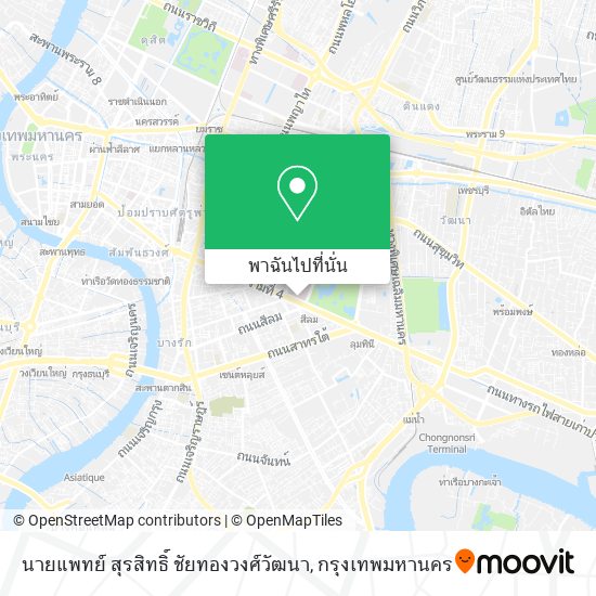 นายแพทย์ สุรสิทธิ์ ชัยทองวงศ์วัฒนา แผนที่