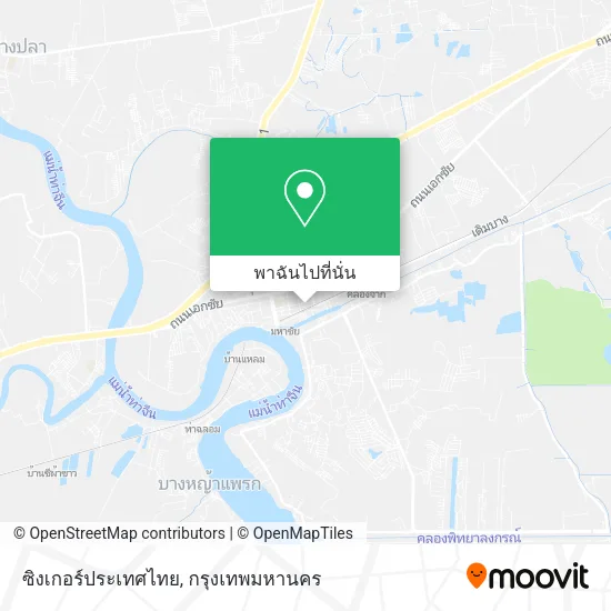 ซิงเกอร์ประเทศไทย แผนที่