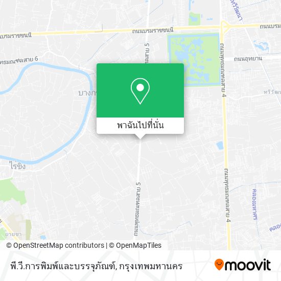 พี.วี.การพิมพ์และบรรจุภัณฑ์ แผนที่