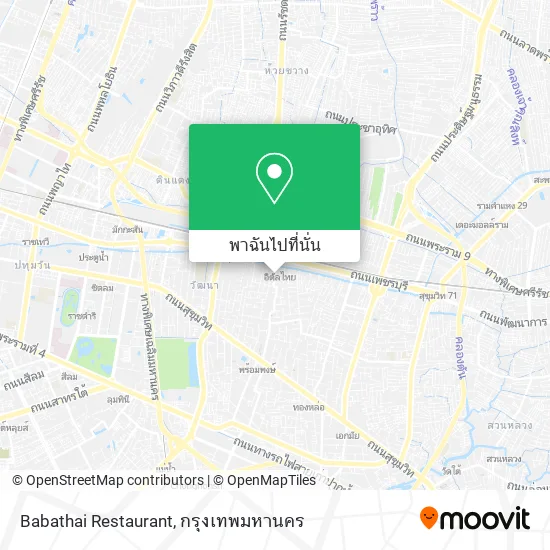 Babathai Restaurant แผนที่